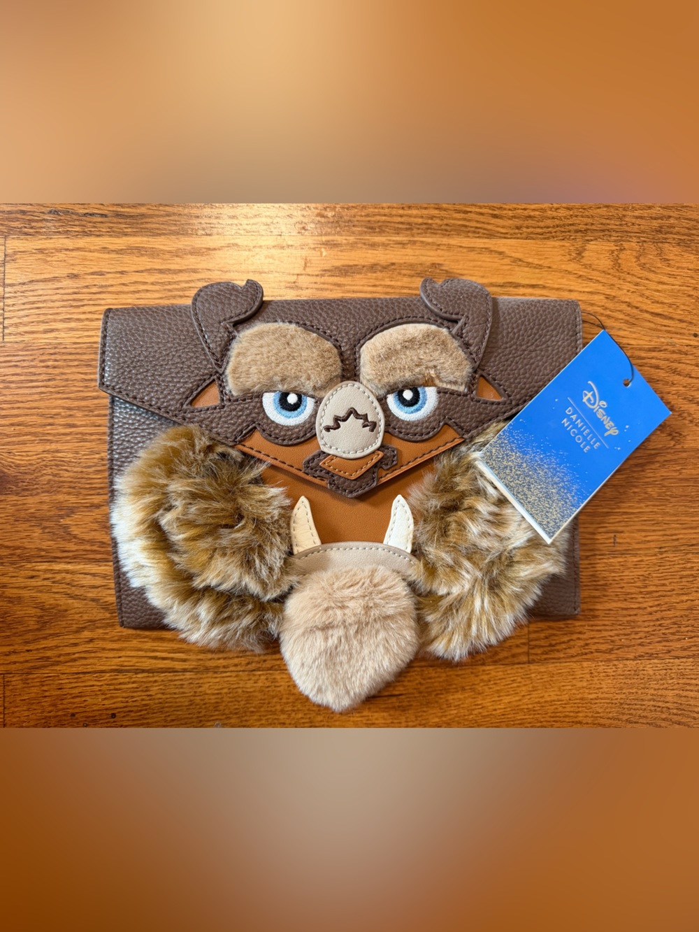 Danielle Nicole Beast Faux Fur Clutch, Disney's Beauty and the Beast